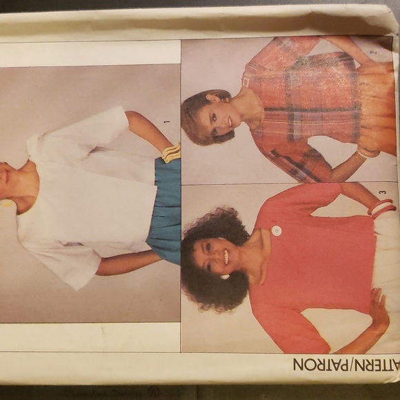 #Simplicity #1980s #Blouse #Sewing #Pattern - Picture 2 of 5